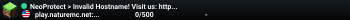 NeoProtect > Invalid Hostname! Visit us: https://neoprotect.net