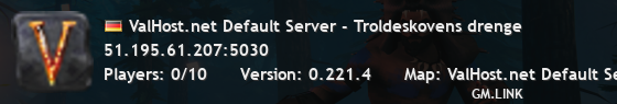 ValHost.net Default Server - Troldeskovens drenge