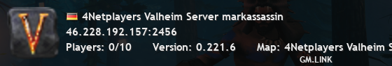 4Netplayers Valheim Server markassassin