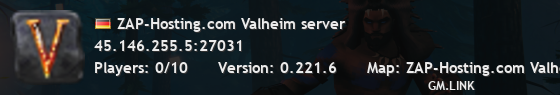ZAP-Hosting.com Valheim server