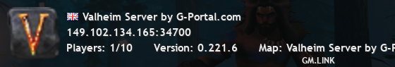 Valheim Server by G-Portal.com