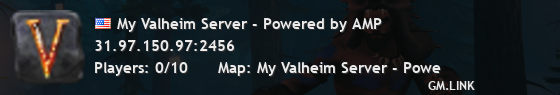 My Valheim Server - Powered by AMP