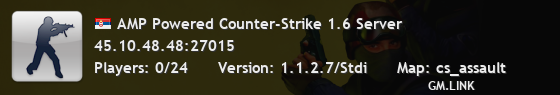 AMP Powered Counter-Strike 1.6 Server