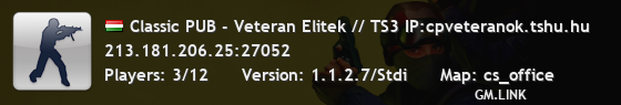 Classic PUB - Veteran Elitek // TS3 IP:cpveteranok.tshu.hu