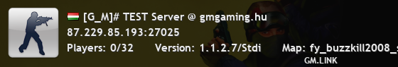 [G_M]# TEST Server @ gmgaming.hu