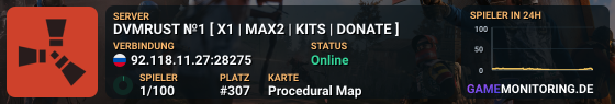 DVMRUST №1 [ X1 | MAX2 | KITS | DONATE ]