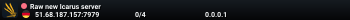 Raw new Icarus server