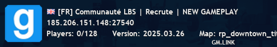 [FR] Communauté LBS | Recrute | NEW GAMEPLAY