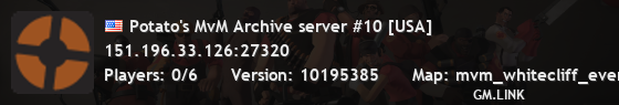 Potato's MvM Archive server #10 [USA]