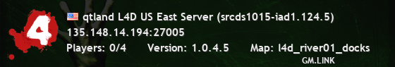 qtland L4D US East Server (srcds1015-iad1.124.5)