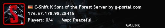 C-Shift K Sons of the Forest Server by g-portal.com