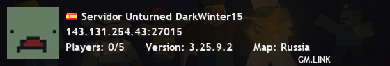 Servidor Unturned DarkWinter15