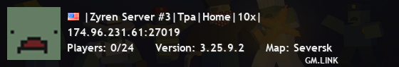 |Zyren Server #3|Tpa|Home|10x|