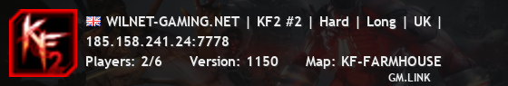 WILNET-GAMING.NET | KF2 #2 | Hard | Long | UK |