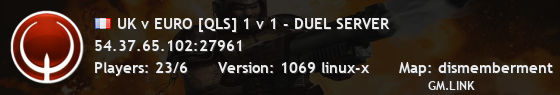 UK v EURO [QLS] 1 v 1 - DUEL SERVER