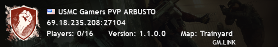 USMC Gamers PVP ARBUSTO