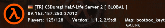 ! !--Good_Half-Life_Server--! !