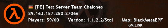 [PE] Test Server Team Chalones
