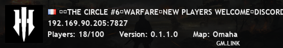 ⑥︱THE CIRCLE #6︱WARFARE︱NEW PLAYERS WELCOME︱DISCORD.G