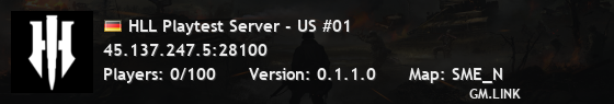 HLL Playtest Server - US #01