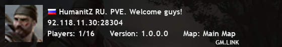 HumanitZ RU. PVE. Welcome guys!