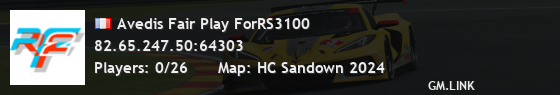 Avedis Fair Play ForRS3100