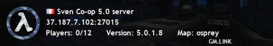 Sven Co-op 5.0 server