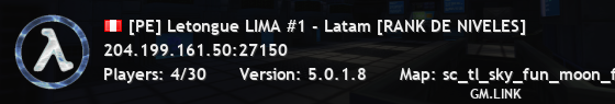 [PE] Letongue LIMA #1 - Latam [RANK DE NIVELES]