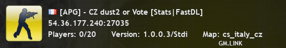 [APG] - CZ dust2 or Vote [Stats|FastDL]