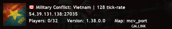 Military Conflict: Vietnam | 128 tick-rate