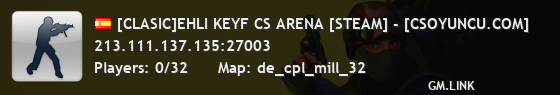 [CLASIC]EHLI KEYF CS ARENA [STEAM] - [CSOYUNCU.COM]