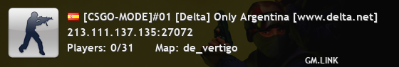 [CSGO-MODE]#01 [Delta] Only Argentina [www.delta.net]