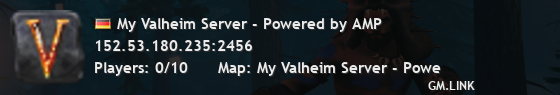 My Valheim Server - Powered by AMP