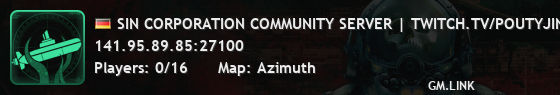 SIN CORPORATION COMMUNITY SERVER | TWITCH.TV/POUTYJINX