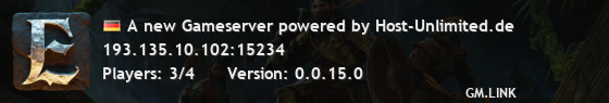 A new Gameserver powered by Host-Unlimited.de