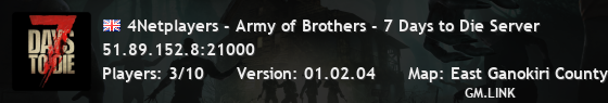 4Netplayers - Army of Brothers - 7 Days to Die Server