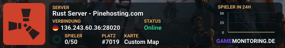 Rust Server - Pinehosting.com