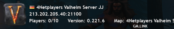 4Netplayers Valheim Server JJ