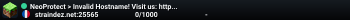 NeoProtect > Invalid Hostname! Visit us: https://neoprotect.net