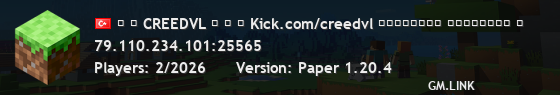✦ ❝ CREEDVL ❞ ✦ ⛏ Kick.com/creedvl ꜱᴜʀᴠɪᴠᴀʟ ꜱᴜɴᴜᴄᴜꜱᴜ ⛏