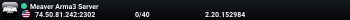 Meaver Arma3 Server