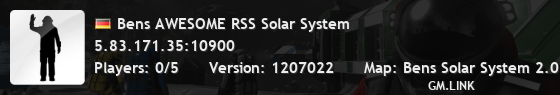 Bens AWESOME RSS Solar System