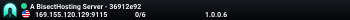 A BisectHosting Server - 36912e92