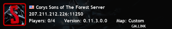 Corys Sons of The Forest Server