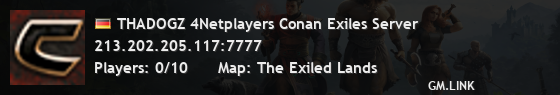 THADOGZ 4Netplayers Conan Exiles Server