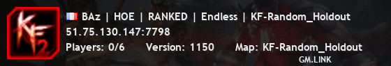 BAz | HOE | RANKED | Endless | KF-Random_Holdout