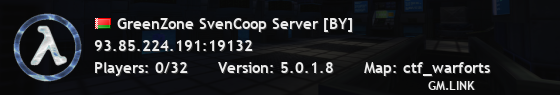 GreenZone SvenCoop Server [BY]