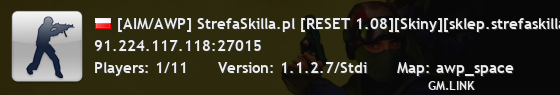 [AIM/AWP] StrefaSkilla.pl [RESET 1.08][Skiny][sklep.strefaskilla.pl]