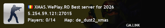 XMAS.WePlay.RO Best server for 2026