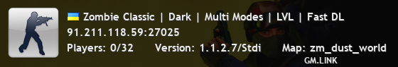 Zombie Classic | Dark | Multi Modes | LVL | Fast DL